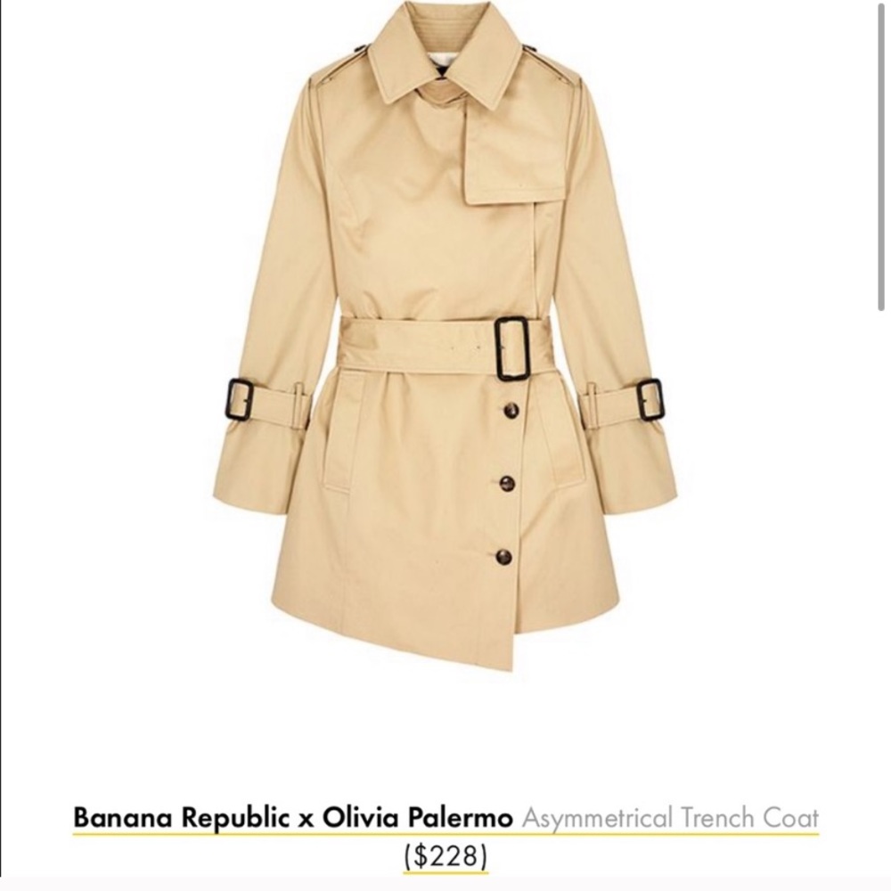 Banana Republic Olivia Palermo Trench Coat - Picture 2 of 6